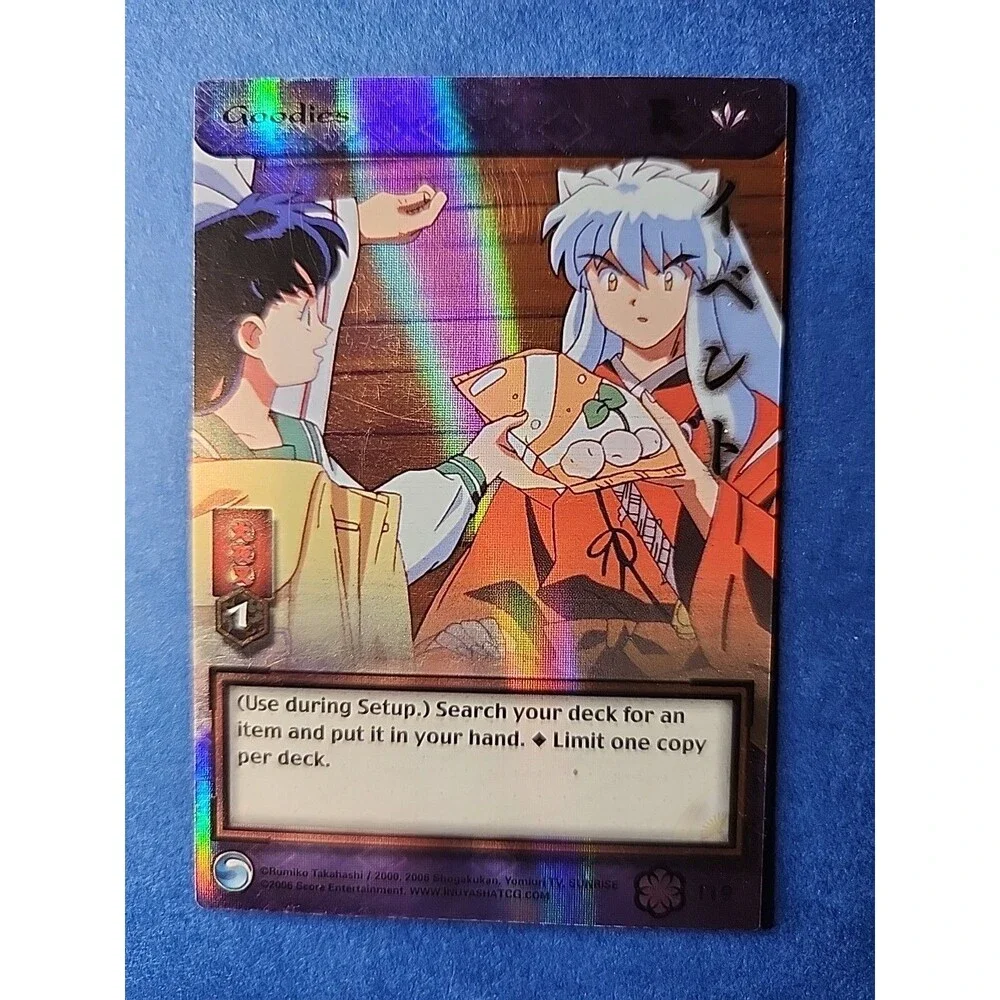 InuYasha TCG Lot Of 9 Cards. 4 Holo